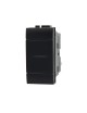 Interruttore deviatore pulsante assiale nero silver tech bianco compatibile con bticino living light / international / air