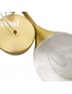 Lampadario applique a sospensione led goccia oro da comodino lampada per camera da letto luce bianca naturale calda