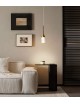 Lampadario applique a sospensione led goccia oro da comodino lampada per camera da letto luce bianca naturale calda