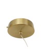 Lampadario applique a sospensione oro con sfera in vetro attacco G9 da comodino lampada per camera da letto