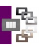Placche compatibili con Bticino LIVING LIGHT placca 3 4 7 moduli vari colori per supporti LN4703 e N4703