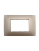 Placche compatibili con supporti Vimar Plana 3 4 7 posti moduli colori opachi vellutati