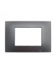 Placche compatibili con supporti Vimar Plana 3 4 7 posti moduli colori opachi vellutati