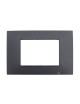 Placche compatibili con supporti Vimar Plana 3 4 7 posti moduli colori opachi vellutati