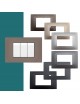 Placche compatibili con supporti Vimar Plana 3 4 7 posti moduli colori opachi vellutati