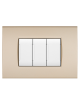 Placche compatibili con Bticino LIVING LIGHT placca 3 4 7 moduli vari colori per supporti LN4703 e N4703