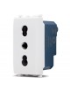 Frutti elettrici compatibili con supporti Vimar Arké bianco interruttore presa pulsante schuko deviatore