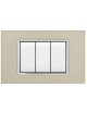 Placche vetro compatibile bticino living light placche placca 3 4 7 moduli