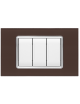 Placche vetro compatibile bticino living light placche placca 3 4 7 moduli