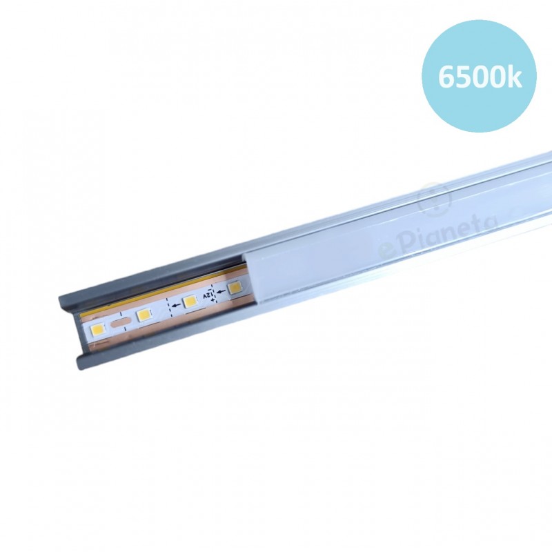 Luce per armadio cucina barra led 2mt 12V tagliabile collegabile con sensore di movimento o touch