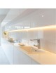 Luce per armadio cucina barra led 2mt 12V tagliabile collegabile con sensore di movimento o touch