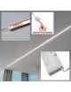 Luce per armadio cucina barra led 2mt 12V tagliabile collegabile con sensore di movimento o touch
