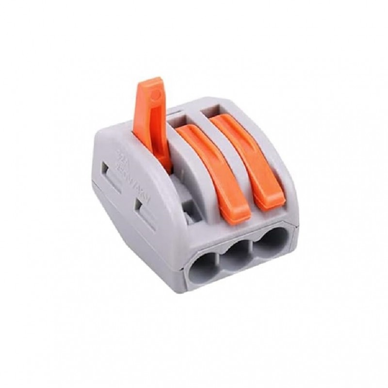 Morsetti terminali collegamento rapido 3 5 vie a 1 polo per cavi elettrici da 0.08 a 4.0 mm 32A connettore a leva 