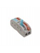Morsetti di collegamento rapido 2 3 poli a 2 3 vie per cavi elettrici da 0.08 a 4.0 mm 32A connettore a giunzione