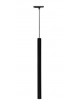 Faretto led a sospensione 3w cilindro 60cm per binario track monofase lampada proiettore nero bianco