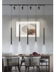 Faretto led a sospensione 3w cilindro 60cm per binario track monofase lampada proiettore nero bianco
