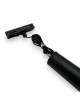 Faretto led a sospensione 3w cilindro 60cm per binario track monofase lampada proiettore nero bianco