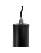 Faretto led a sospensione 3w cilindro 60cm per binario track monofase lampada proiettore nero bianco