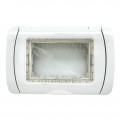 Coperchio Idrobox compatibile Vimar plana IP55 autoportante esterno impermeabile