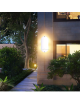 Applique led ovale 15W bianco per esterno giardino balcone lampada da parete impermeabile