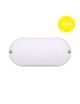 Applique led ovale 15W bianco per esterno giardino balcone lampada da parete impermeabile