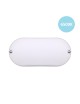Applique led ovale 15W bianco per esterno giardino balcone lampada da parete impermeabile