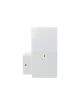 Applique rettangolare bianco nero per esterno lampada da parete con attacco per lampadina E27