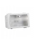 Lampada di emergenza compatibile con Bticino Matix per scatola 503 luce led 1.5w 3 moduli da incasso a parete anti blackout