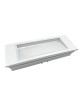 Lampada di emergenza luce a led plafoniera bianco da incasso parete