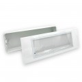 Lampada di emergenza luce a led 4.5W plafoniera bianco da incasso o a parete