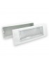 Lampada di emergenza luce a led 4.5W plafoniera bianco da incasso o a parete