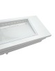 Lampada di emergenza luce a led plafoniera bianco da incasso parete