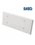 Coperchio rettangolare per scatola incasso 506 507 bianco con viti cassetta 6 7 moduli posti