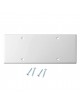 Coperchio rettangolare per scatola incasso 506 507 bianco con viti cassetta 6 7 moduli posti