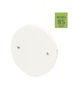 Coperchio tondo bianco Ø 85mm per scatola incasso cassetta di derivazione con viti