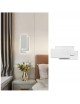 Applique da parete led rettangolare bianco lampada luce fredda naturale calda design moderno
