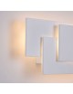 Applique da parete led rettangolare bianco lampada luce fredda naturale calda design moderno