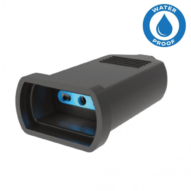 Presa volante nero 10A 16A in gomma impermeabile IP44 per esterno