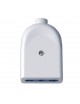Presa elettrica volante grande 16A 2P/T uscita cavo assiale bianco 250V per prolunga