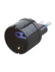 Adattatore spina piccola 10A S11 con presa shuko bianco