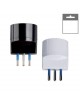 Adattatore spina piccola 10A S11 con presa shuko bianco