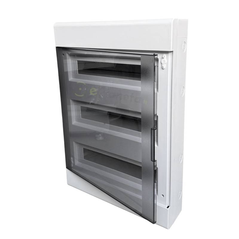 Quadro elettrico da parete da 36 a 54 moduli centralino con sportello per interruttori DIN IP40