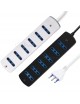 Multipresa prolunga elettrica con 6 prese bipasso 10 16A 250V ciabatta bianco nero cavo 1.5 mt