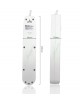 Multipresa prolunga elettrica con 4 prese schuko 16A 250V ciabatta bianco nero cavo 1.5 3 mt con interruttore