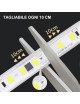 Striscia LED 220V IP65 Alta Luminosità, Senza Spina o Alimentatore, Illuminazione Diretta per Esterno, Facile da Installare