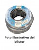 5mt cavo elettrico flessibile in matassa 2x0.75mm bianco e nero H03VV-F