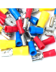 100 Terminali a Crimpare Elettrici Isolati MDD Maschio e FDD Femmina Connessioni Affidabili per Impianti Elettrici