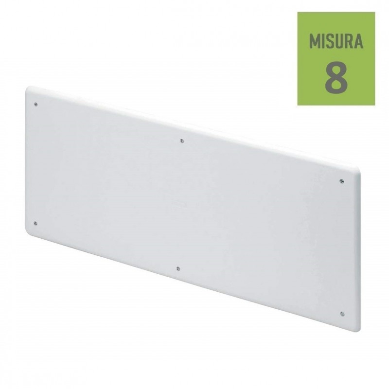 Coperchio di ricambio 392x152 misura 8 rettangolare per scatola cassetta di derivazione da incasso con viti