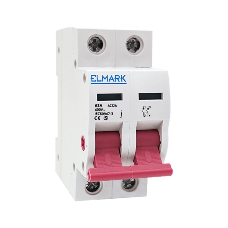 Interruttore selezionatore 2P 40A 2 moduli 230/400V 50/60Hz