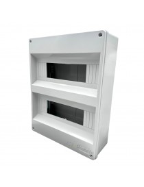 Quadro elettrico centralino senza sportello 12 - 24 moduli din da parete per interruttori